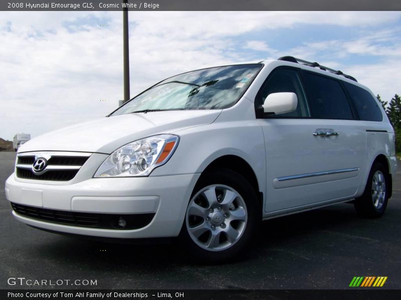 Cosmic White / Beige 2008 Hyundai Entourage GLS