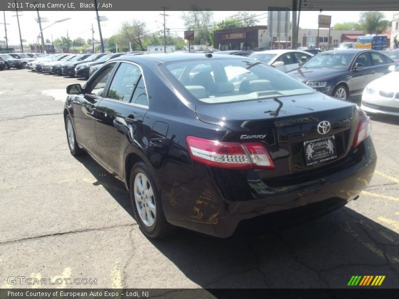 Black / Ash 2011 Toyota Camry LE