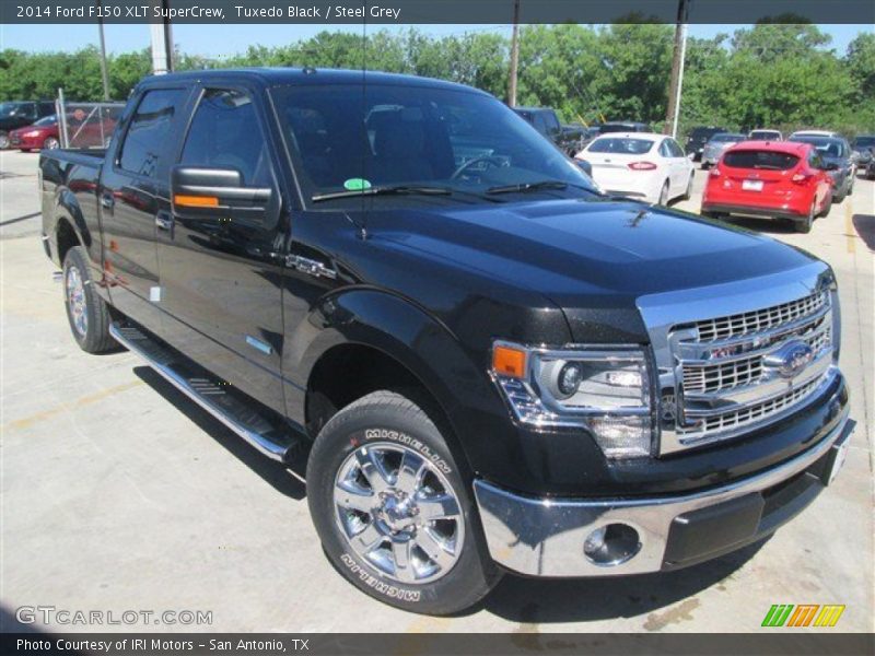 Tuxedo Black / Steel Grey 2014 Ford F150 XLT SuperCrew