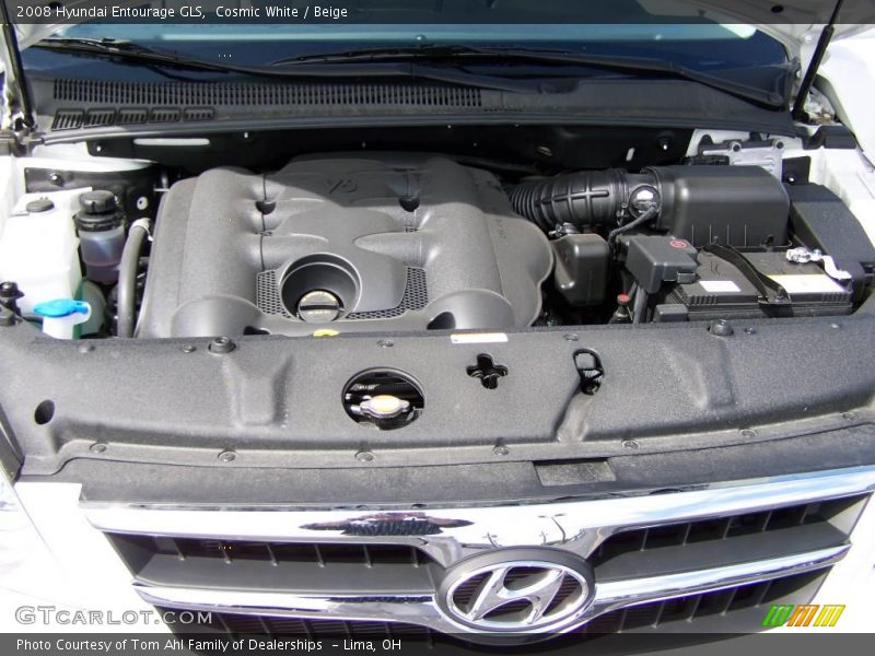 Cosmic White / Beige 2008 Hyundai Entourage GLS