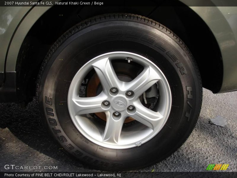 Natural Khaki Green / Beige 2007 Hyundai Santa Fe GLS