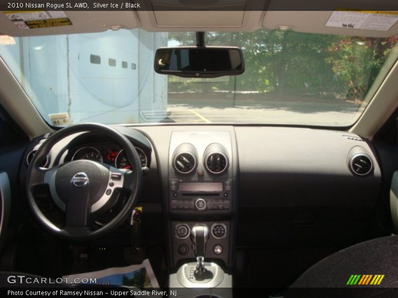 Silver Ice / Black 2010 Nissan Rogue SL AWD