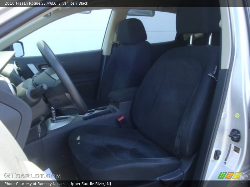 Silver Ice / Black 2010 Nissan Rogue SL AWD