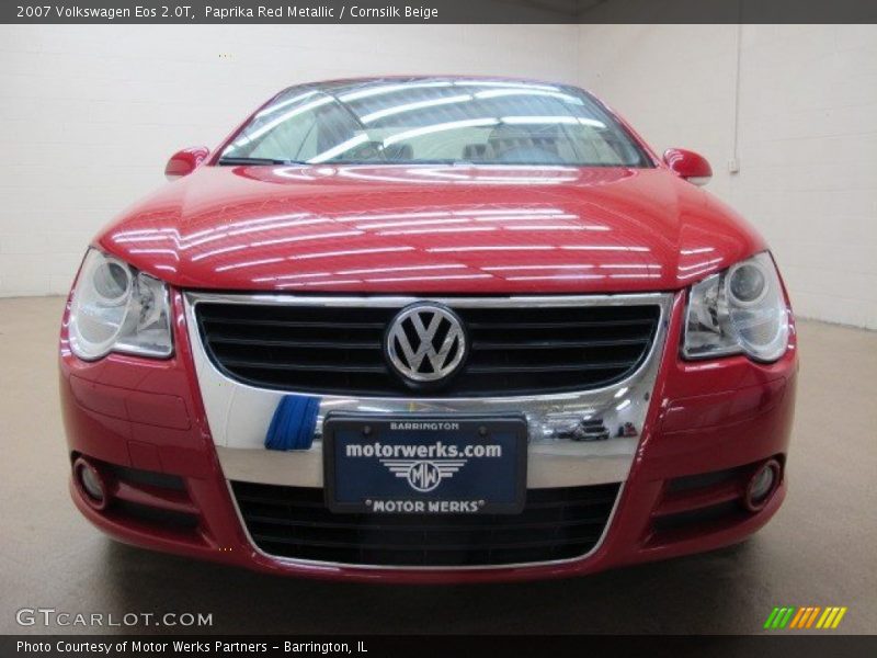 Paprika Red Metallic / Cornsilk Beige 2007 Volkswagen Eos 2.0T