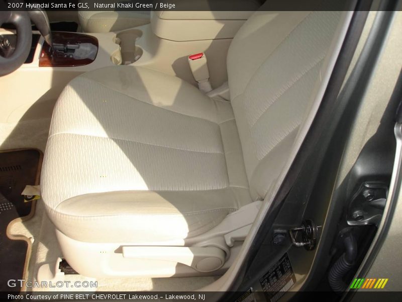 Natural Khaki Green / Beige 2007 Hyundai Santa Fe GLS
