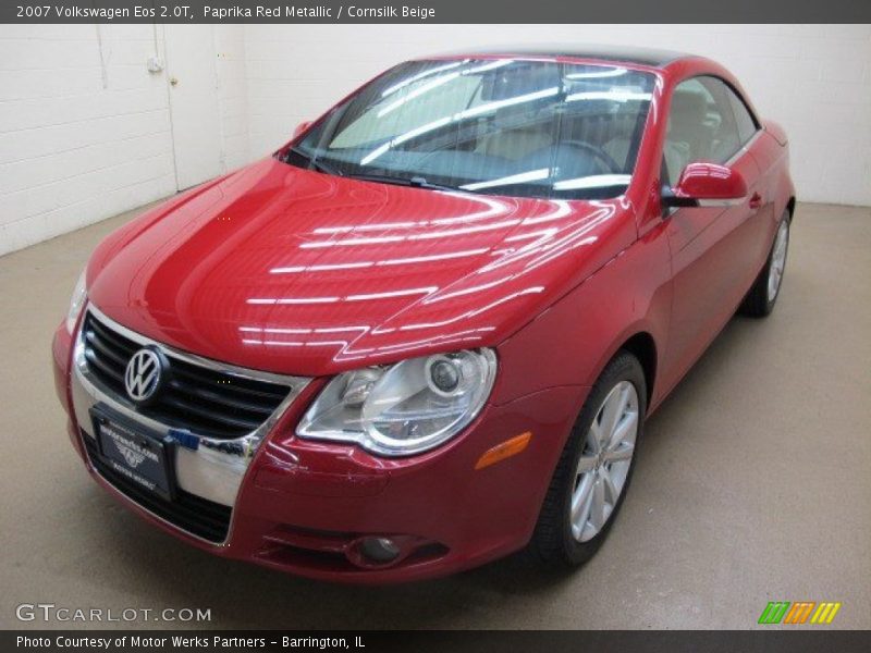 Paprika Red Metallic / Cornsilk Beige 2007 Volkswagen Eos 2.0T