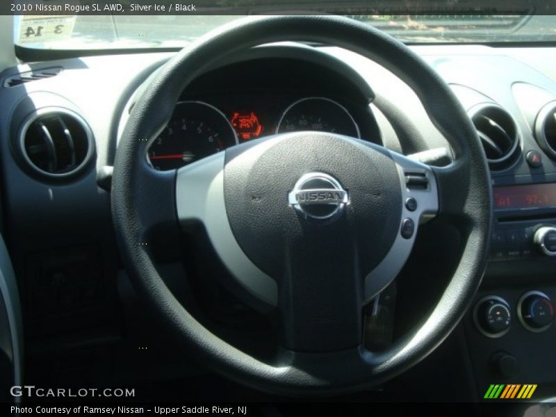 Silver Ice / Black 2010 Nissan Rogue SL AWD