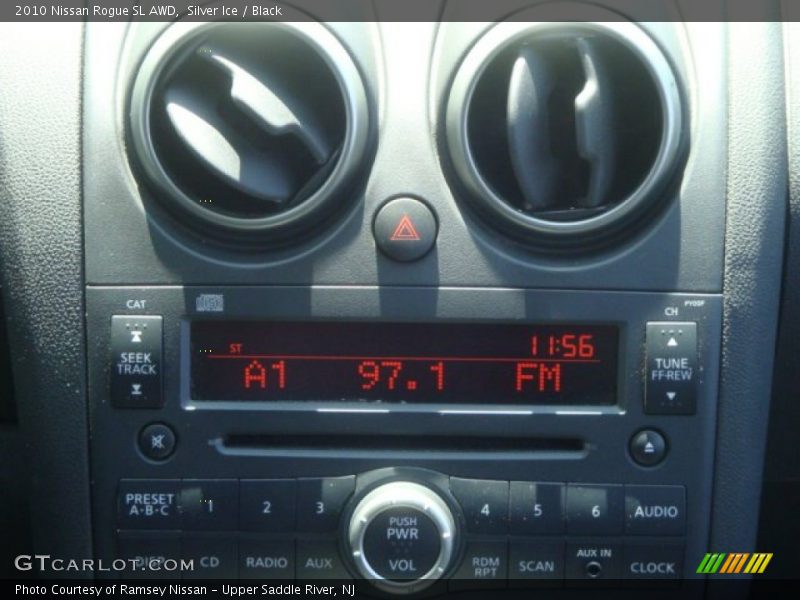 Silver Ice / Black 2010 Nissan Rogue SL AWD