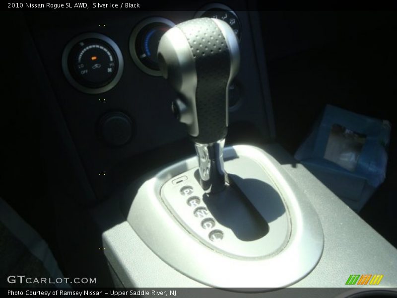 Silver Ice / Black 2010 Nissan Rogue SL AWD