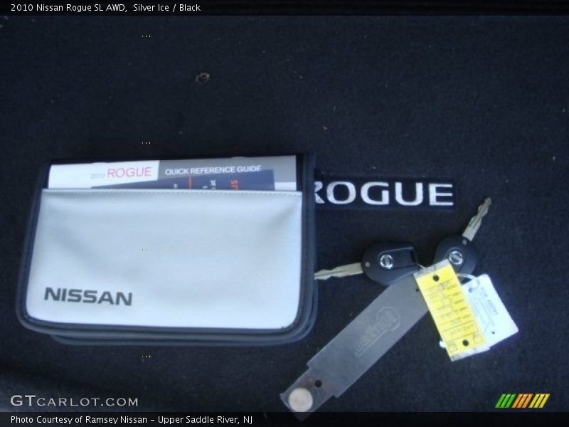 Silver Ice / Black 2010 Nissan Rogue SL AWD