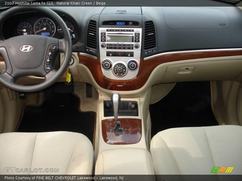 Natural Khaki Green / Beige 2007 Hyundai Santa Fe GLS