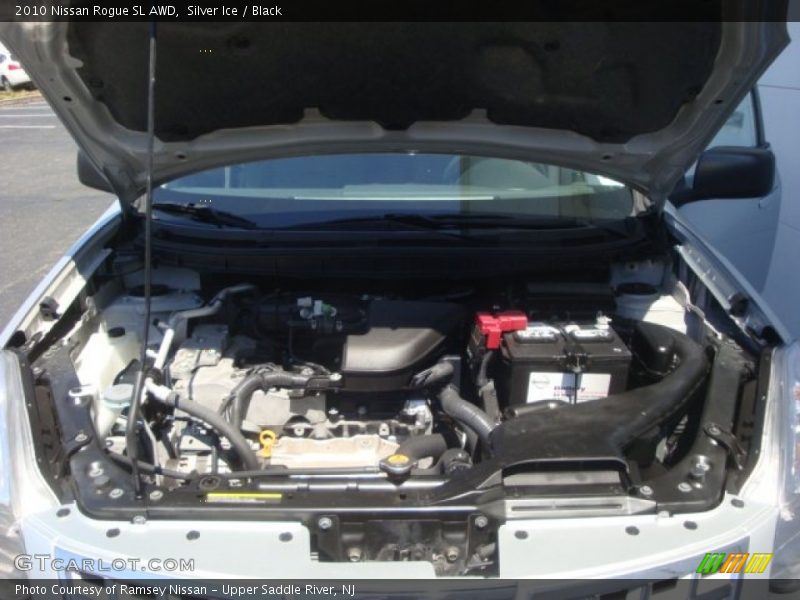 Silver Ice / Black 2010 Nissan Rogue SL AWD