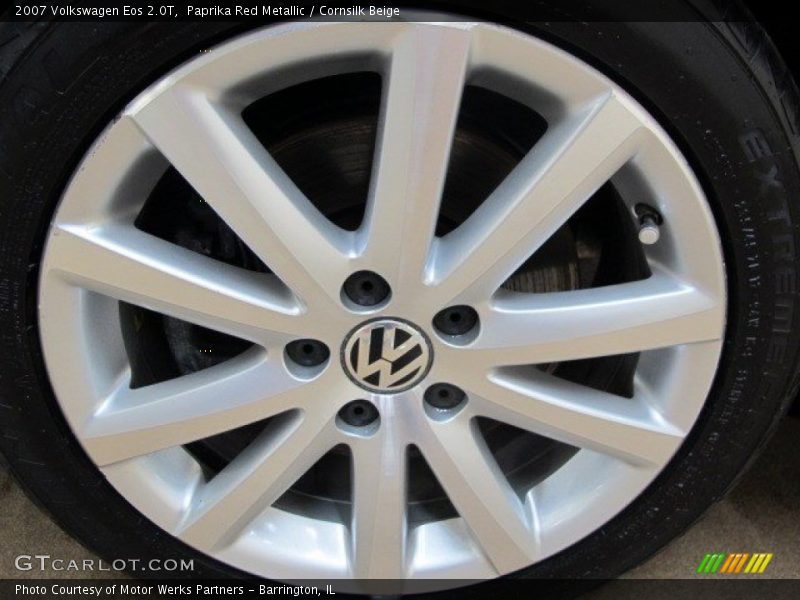 Paprika Red Metallic / Cornsilk Beige 2007 Volkswagen Eos 2.0T