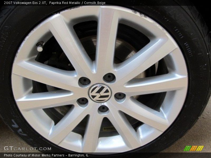 Paprika Red Metallic / Cornsilk Beige 2007 Volkswagen Eos 2.0T