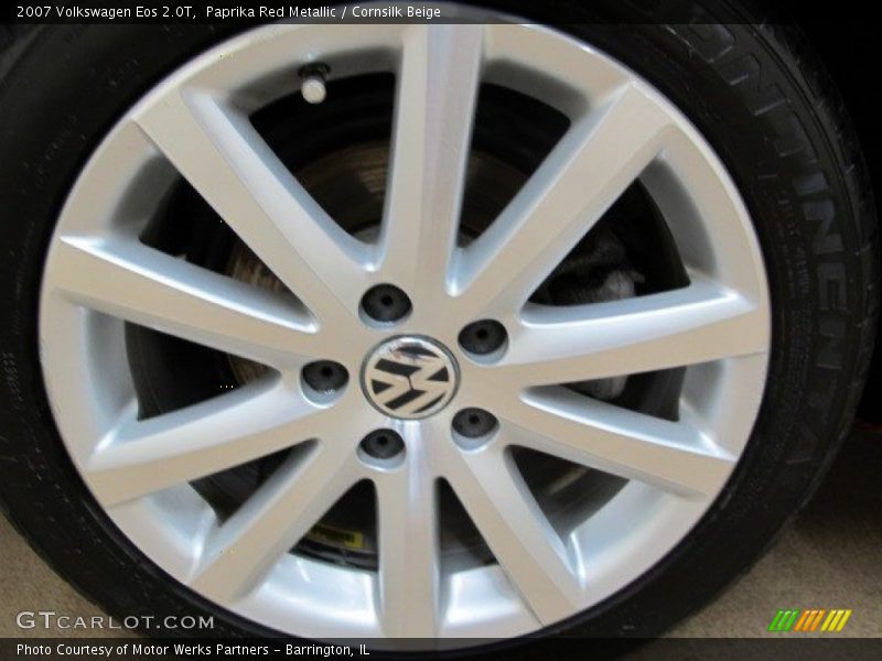 Paprika Red Metallic / Cornsilk Beige 2007 Volkswagen Eos 2.0T