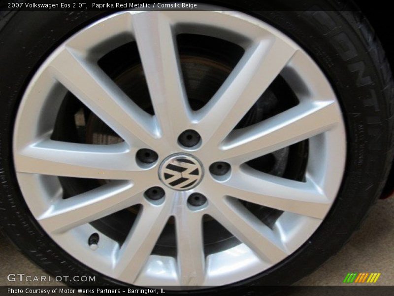 Paprika Red Metallic / Cornsilk Beige 2007 Volkswagen Eos 2.0T