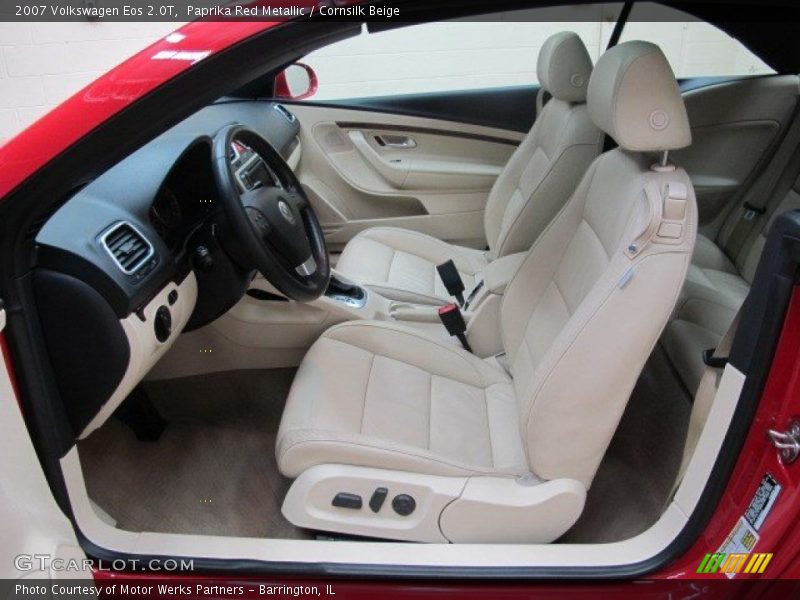 Paprika Red Metallic / Cornsilk Beige 2007 Volkswagen Eos 2.0T