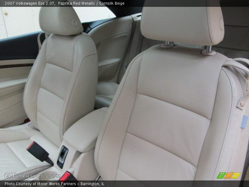 Paprika Red Metallic / Cornsilk Beige 2007 Volkswagen Eos 2.0T