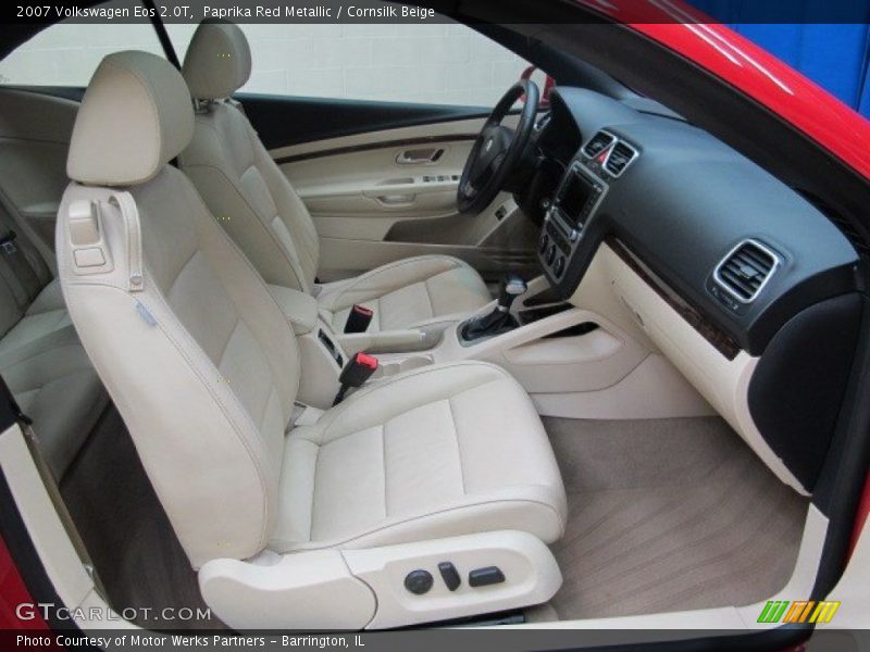 Paprika Red Metallic / Cornsilk Beige 2007 Volkswagen Eos 2.0T