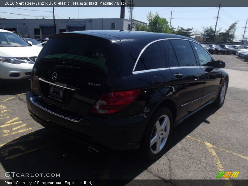 Majestic Black Metallic / Black 2010 Mercedes-Benz R 350 4Matic