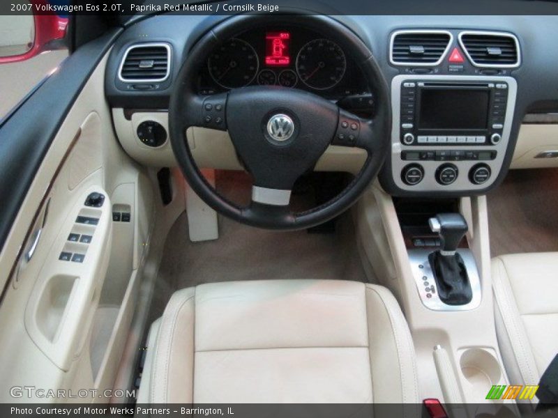 Paprika Red Metallic / Cornsilk Beige 2007 Volkswagen Eos 2.0T