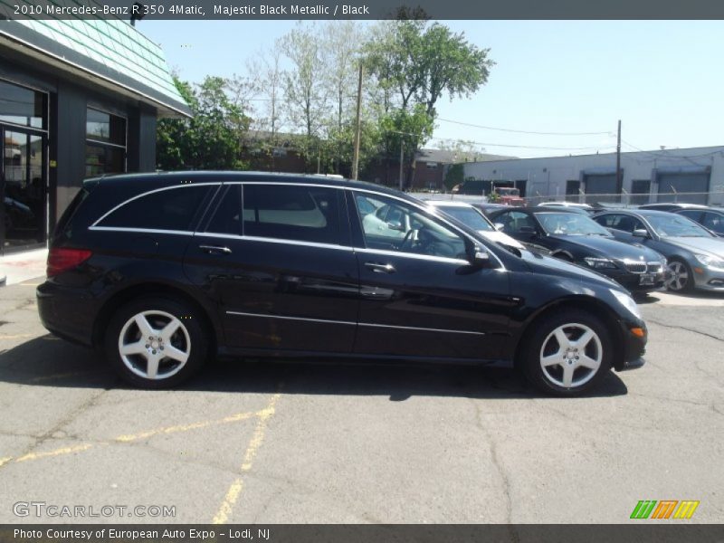 Majestic Black Metallic / Black 2010 Mercedes-Benz R 350 4Matic