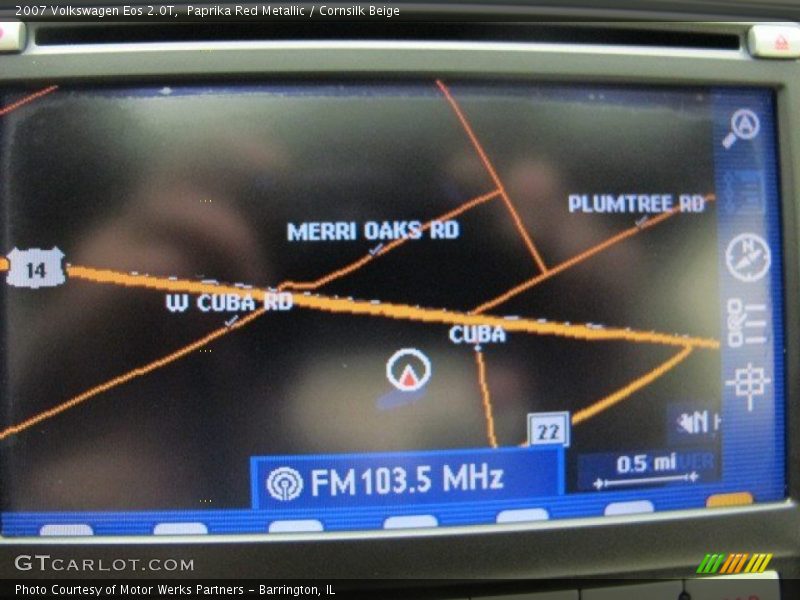 Paprika Red Metallic / Cornsilk Beige 2007 Volkswagen Eos 2.0T