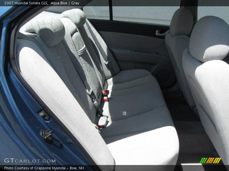 Aqua Blue / Gray 2007 Hyundai Sonata GLS