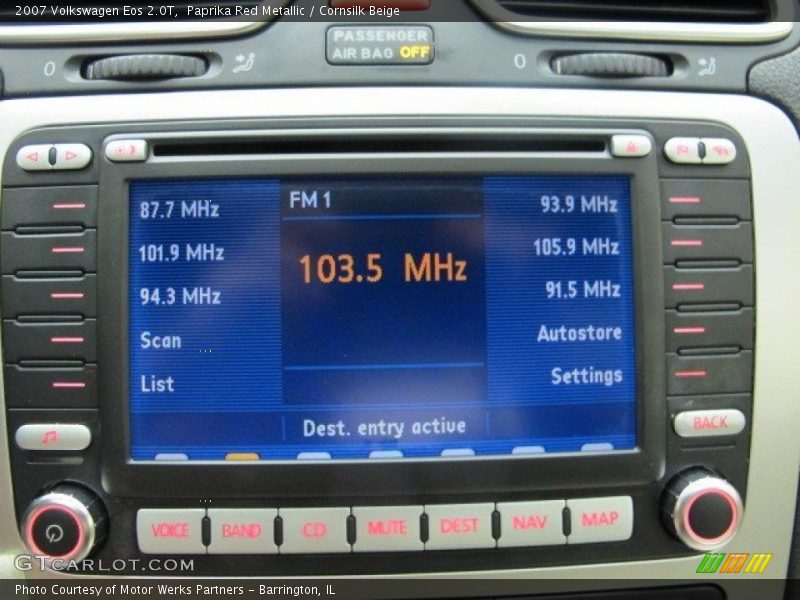 Paprika Red Metallic / Cornsilk Beige 2007 Volkswagen Eos 2.0T