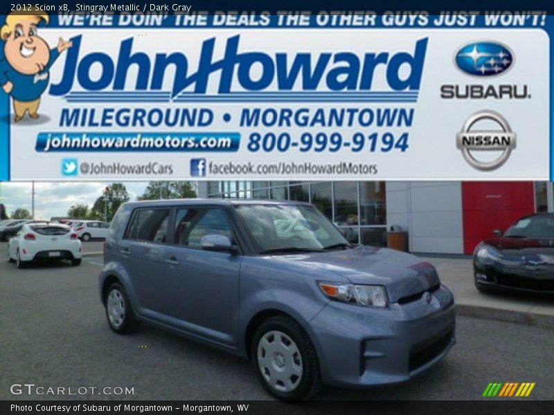 Stingray Metallic / Dark Gray 2012 Scion xB