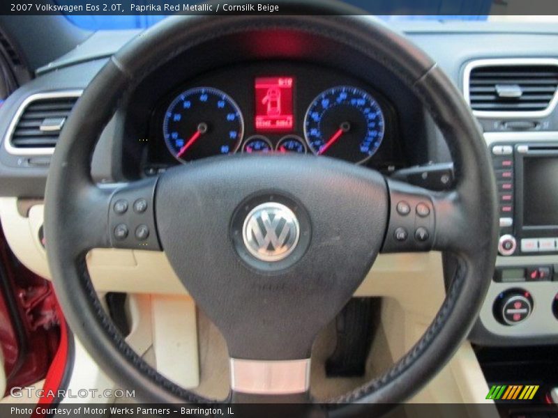 Paprika Red Metallic / Cornsilk Beige 2007 Volkswagen Eos 2.0T