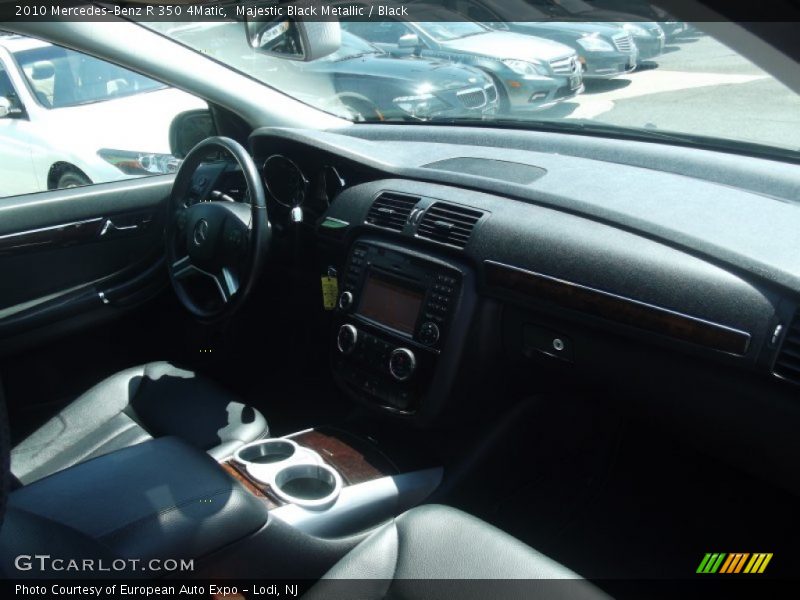 Majestic Black Metallic / Black 2010 Mercedes-Benz R 350 4Matic
