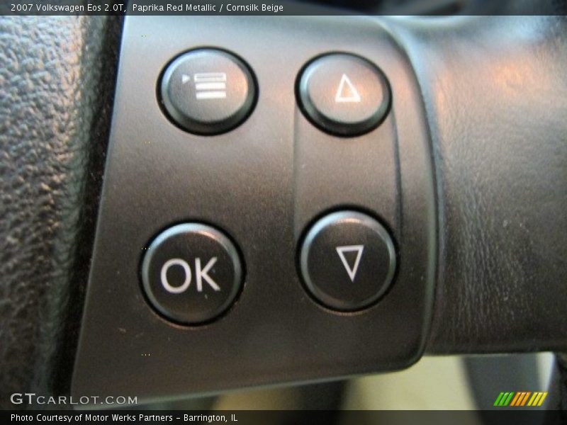 Paprika Red Metallic / Cornsilk Beige 2007 Volkswagen Eos 2.0T