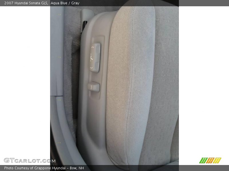 Aqua Blue / Gray 2007 Hyundai Sonata GLS