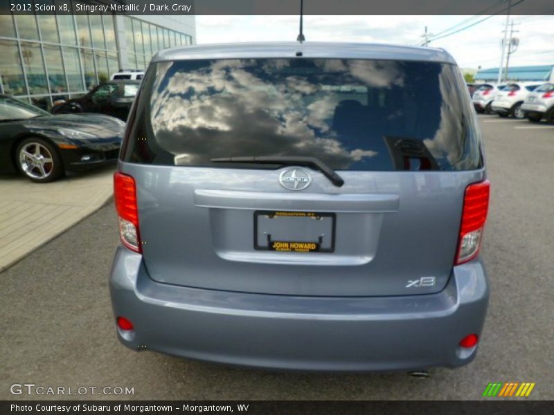 Stingray Metallic / Dark Gray 2012 Scion xB