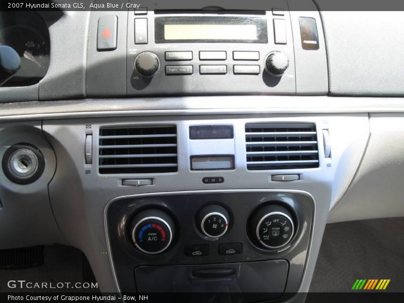 Aqua Blue / Gray 2007 Hyundai Sonata GLS