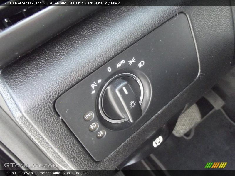 Majestic Black Metallic / Black 2010 Mercedes-Benz R 350 4Matic