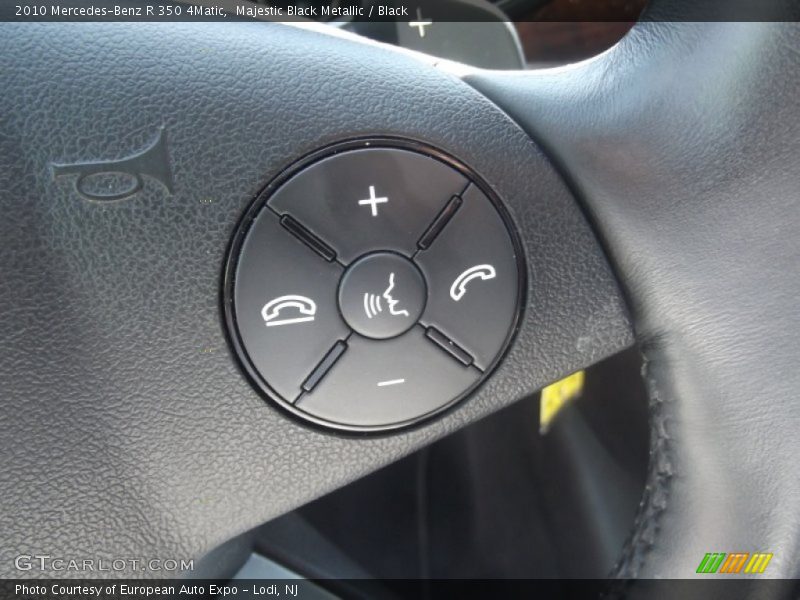 Majestic Black Metallic / Black 2010 Mercedes-Benz R 350 4Matic