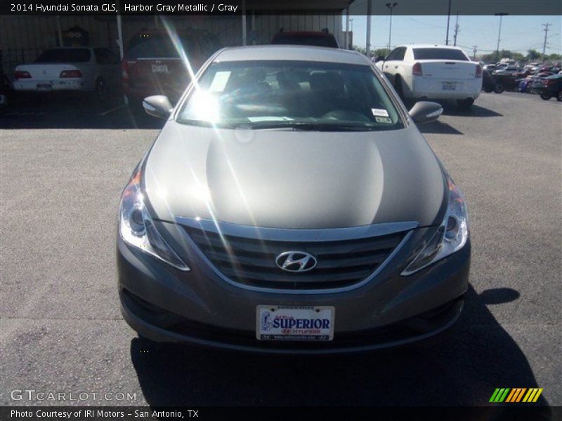 Harbor Gray Metallic / Gray 2014 Hyundai Sonata GLS