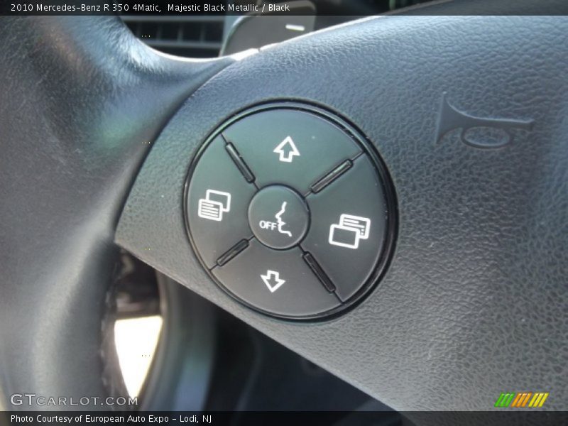 Majestic Black Metallic / Black 2010 Mercedes-Benz R 350 4Matic