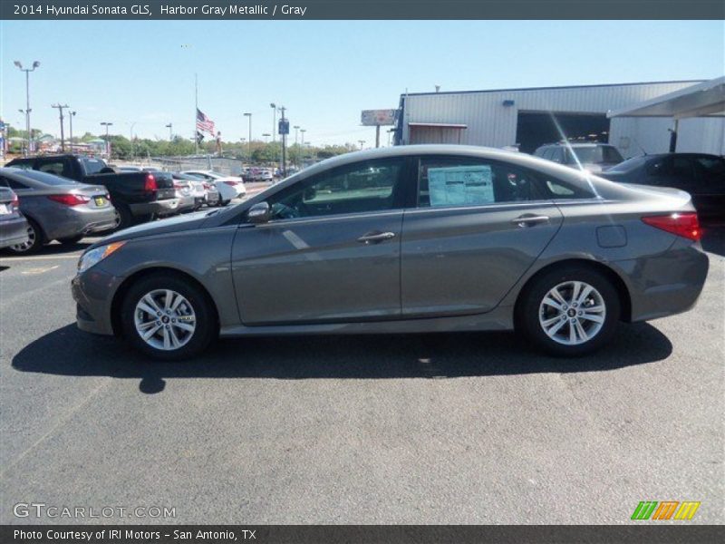 Harbor Gray Metallic / Gray 2014 Hyundai Sonata GLS