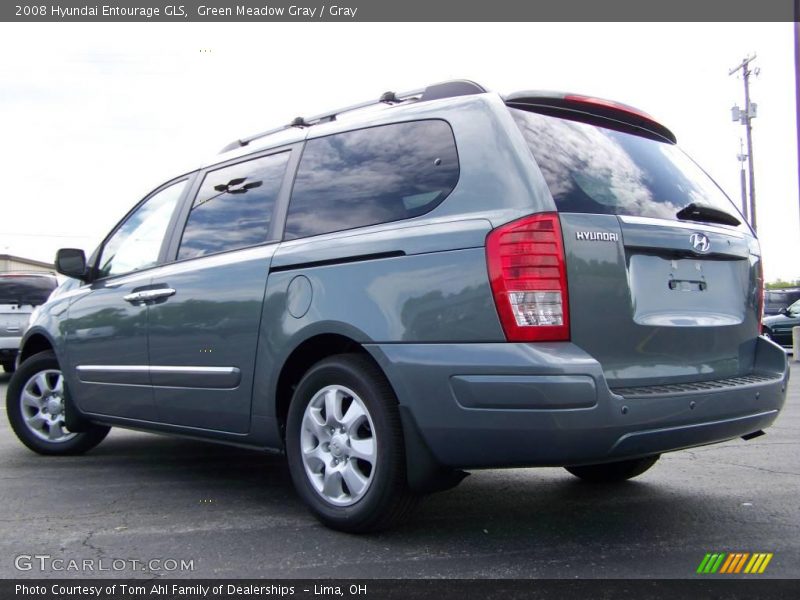 Green Meadow Gray / Gray 2008 Hyundai Entourage GLS
