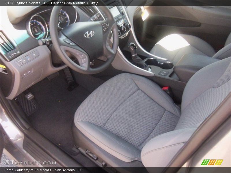 Harbor Gray Metallic / Gray 2014 Hyundai Sonata GLS