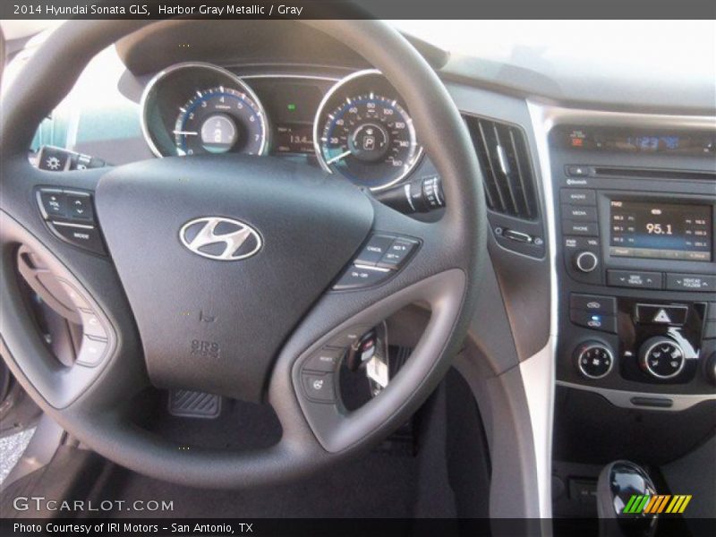 Harbor Gray Metallic / Gray 2014 Hyundai Sonata GLS