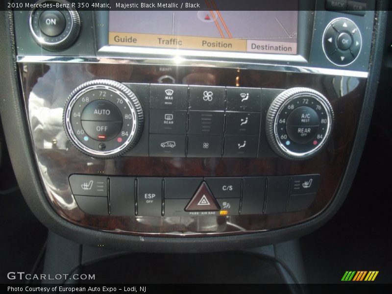 Majestic Black Metallic / Black 2010 Mercedes-Benz R 350 4Matic