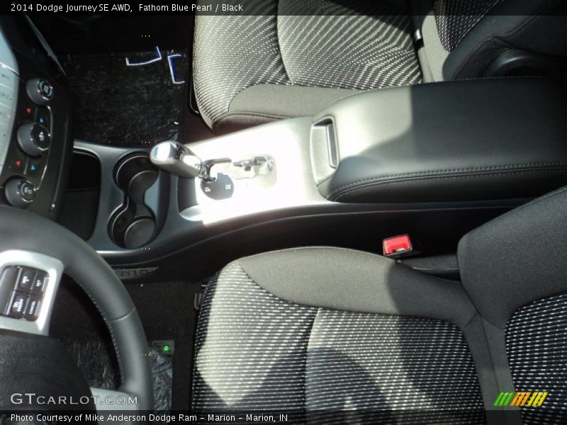 Fathom Blue Pearl / Black 2014 Dodge Journey SE AWD