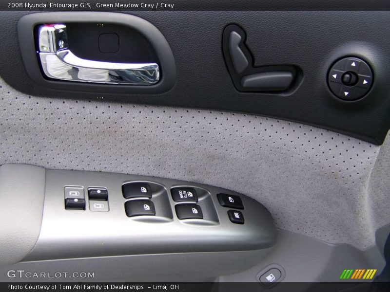 Green Meadow Gray / Gray 2008 Hyundai Entourage GLS