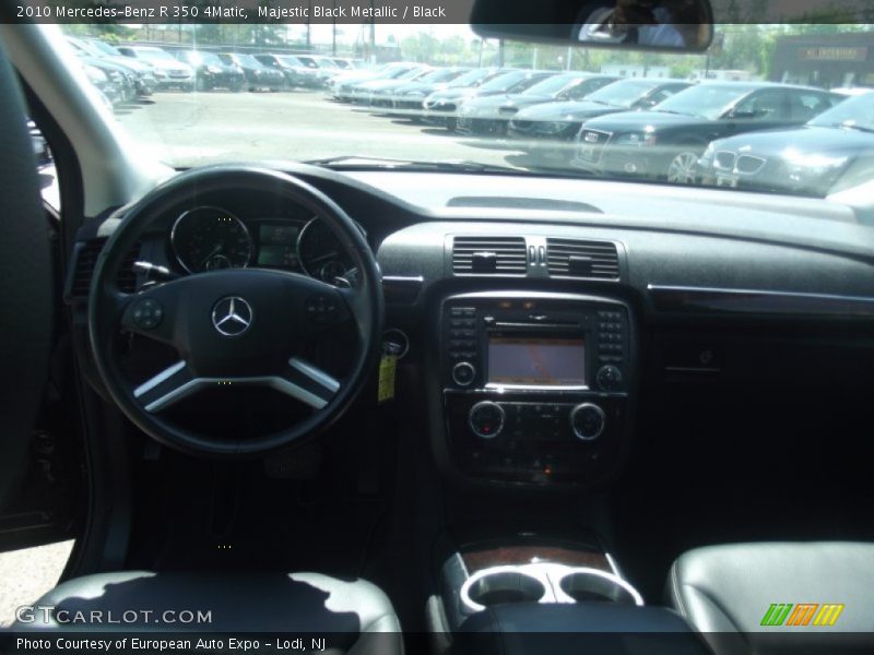 Majestic Black Metallic / Black 2010 Mercedes-Benz R 350 4Matic
