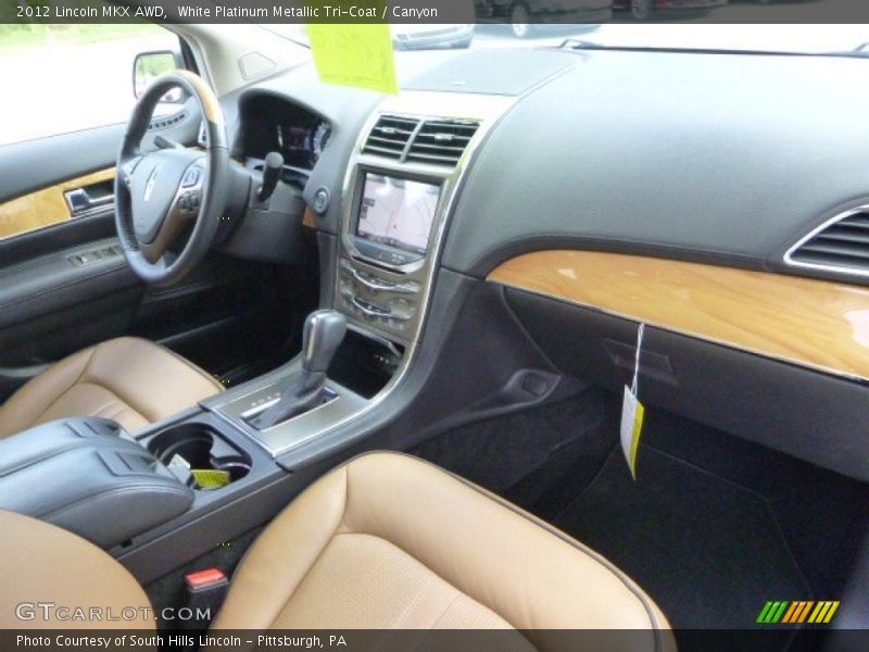 White Platinum Metallic Tri-Coat / Canyon 2012 Lincoln MKX AWD