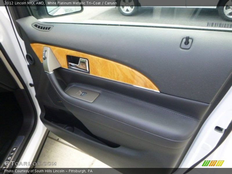 White Platinum Metallic Tri-Coat / Canyon 2012 Lincoln MKX AWD